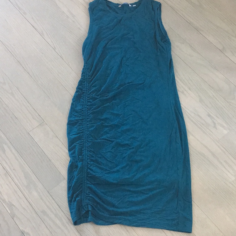 Athleta Sleeveless Ruched Dress